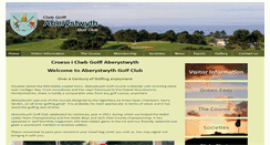 Desktop Screenshot of aberystwythgolfclub.com